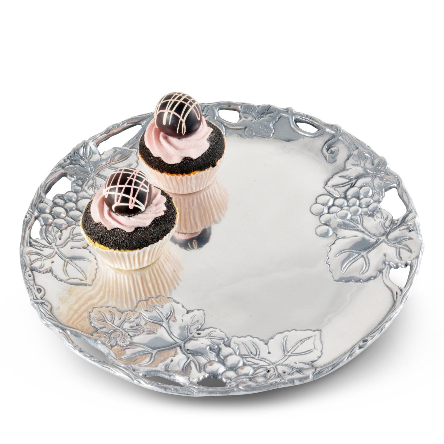 Grape 12 Round Plate - themonogram manor 