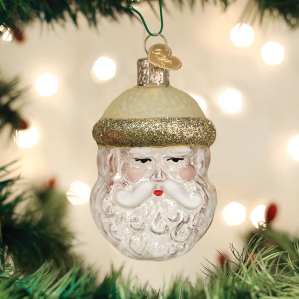Crystal Santa Ornament - #themonogram manor #