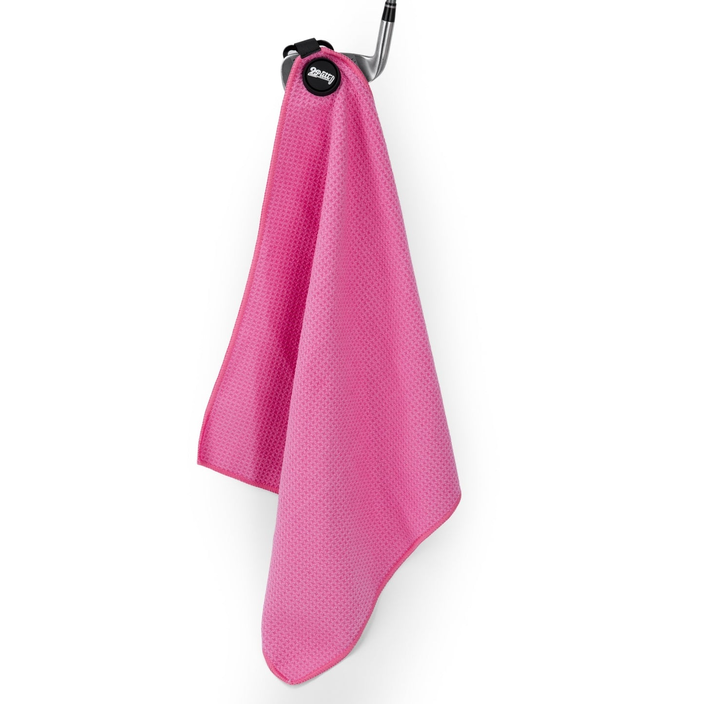 Hot Pink Magnetic Golf Towel - themonogram manor 
