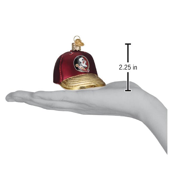 Florida State Baseball Cap Ornament - themonogram manor 