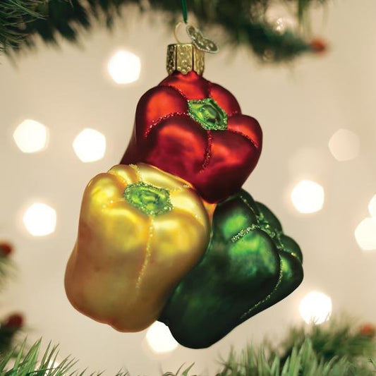 Bell Peppers Ornament - themonogram manor 