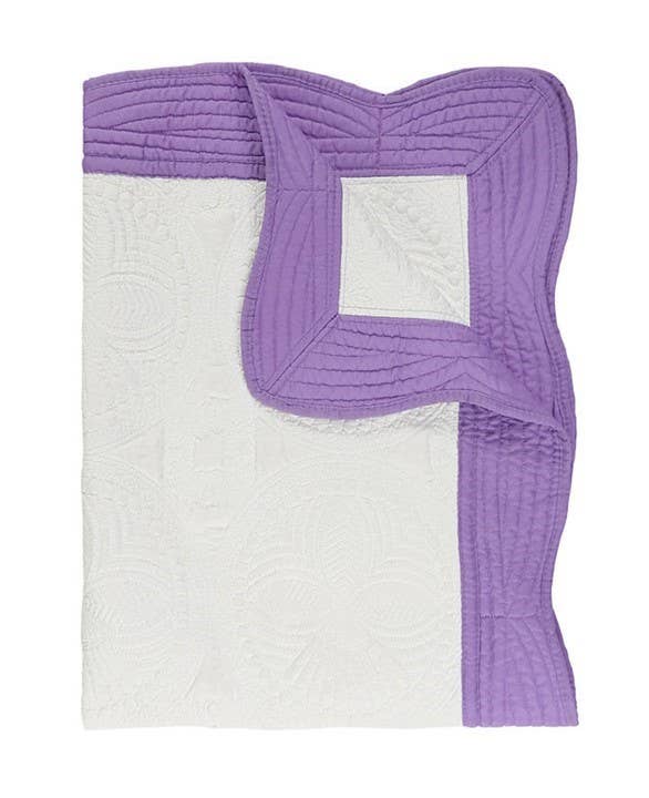 Heirloom Quilt - Baby Quilt Blanket Monogram - themonogram manor 