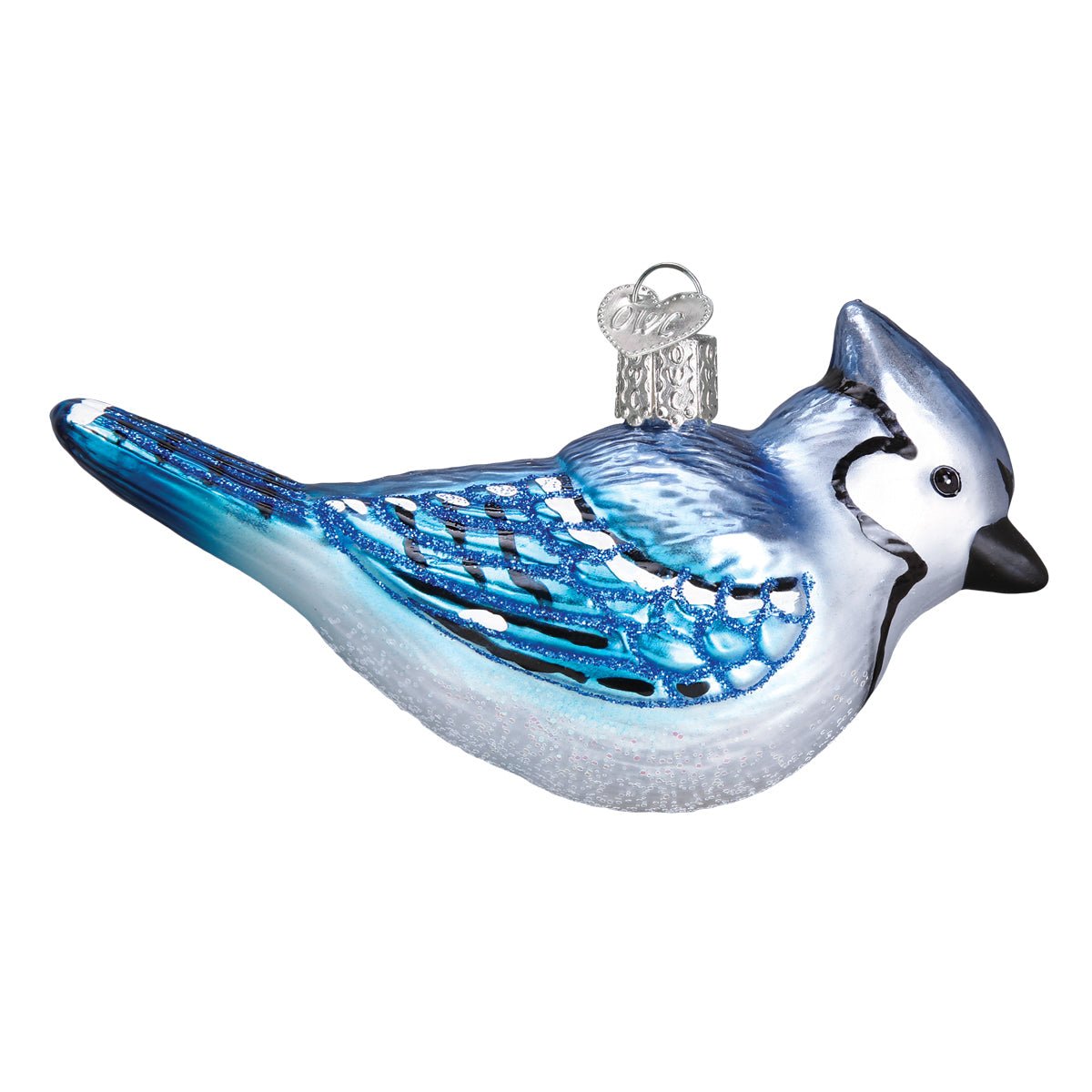 Bright Blue Jay Ornament - themonogram manor 