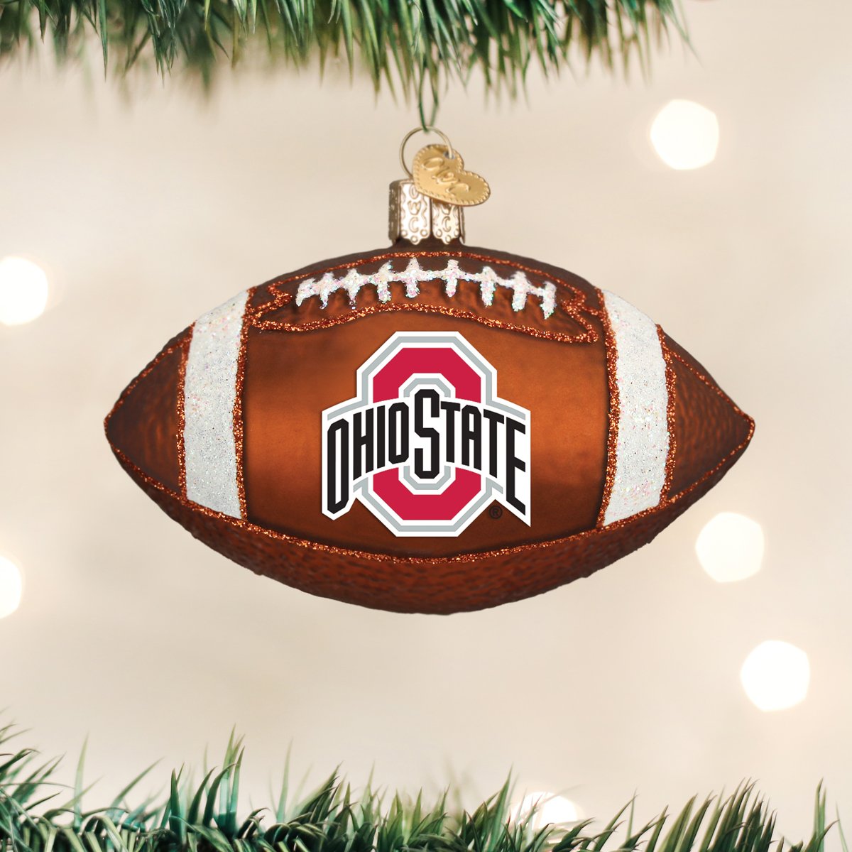 Ohio State Football Ornament - themonogram manor 