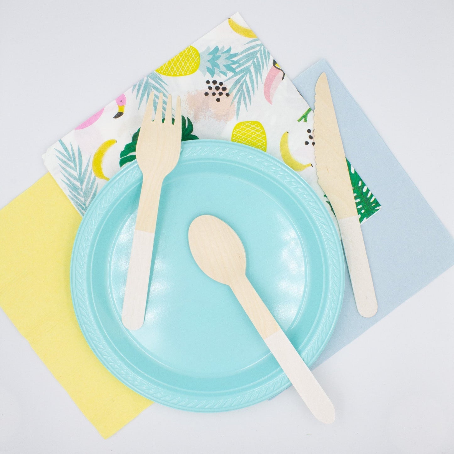 White Wooden Utensil Set – 24ct | ON SALE!! - themonogram manor 