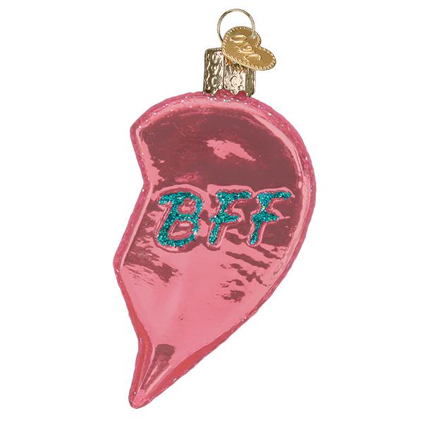 Bff Hearts Ornament - themonogram manor 