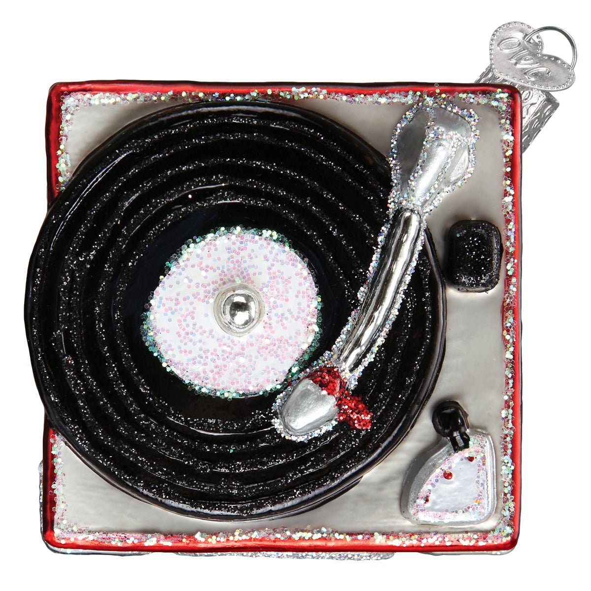 Record Player Ornament - #themonogram manor #