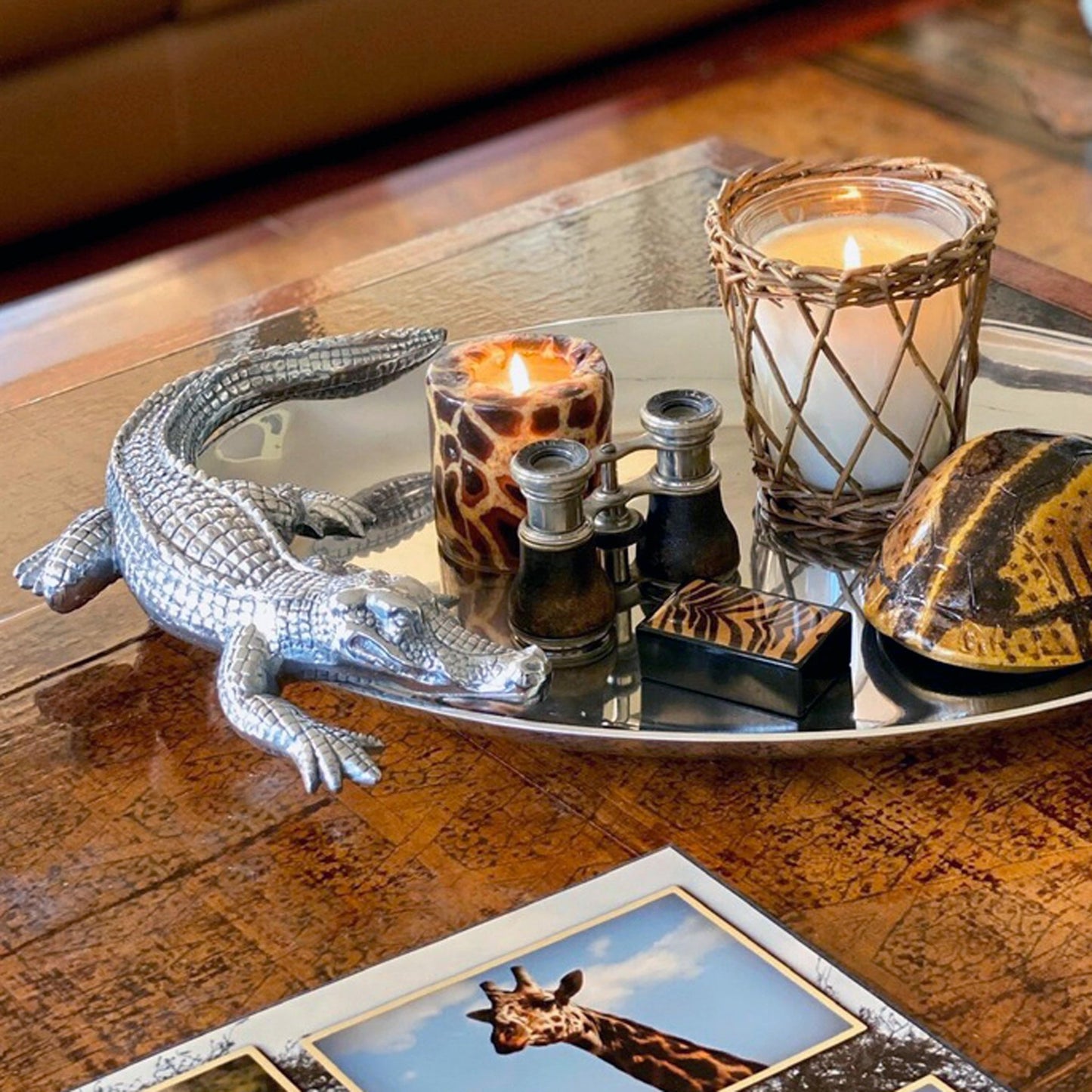 Alligator Oval Platter - themonogram manor 