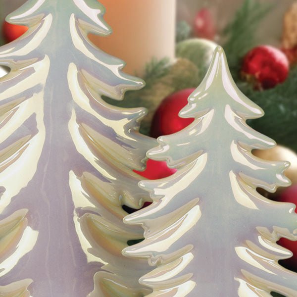 Iridescent Ceramic Trees Set - themonogram manor 