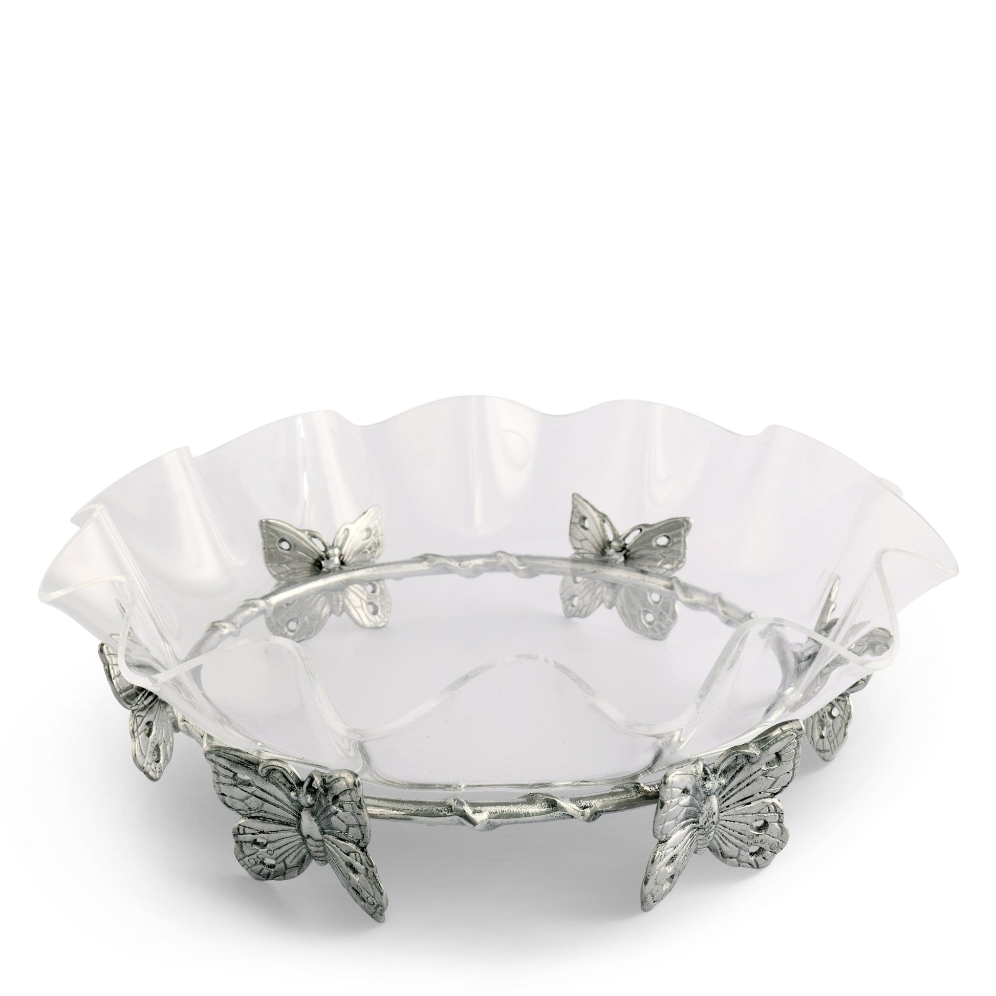 Butterfly Stand Acrylic Bowl 16 - themonogram manor 