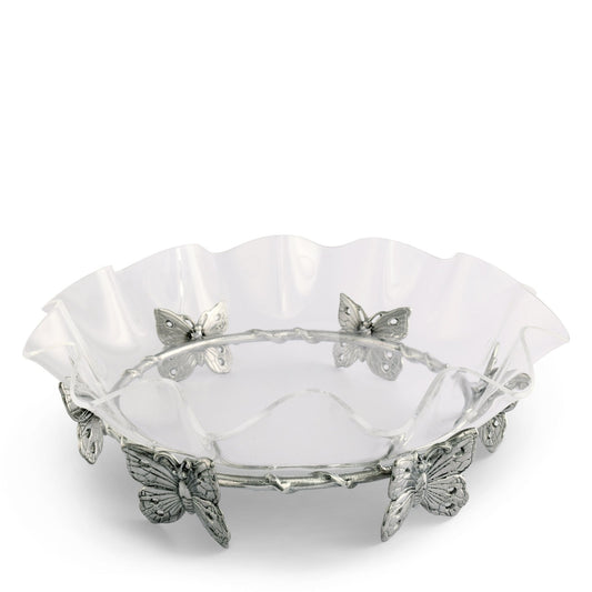 Butterfly Stand Acrylic Bowl 16 - themonogram manor 