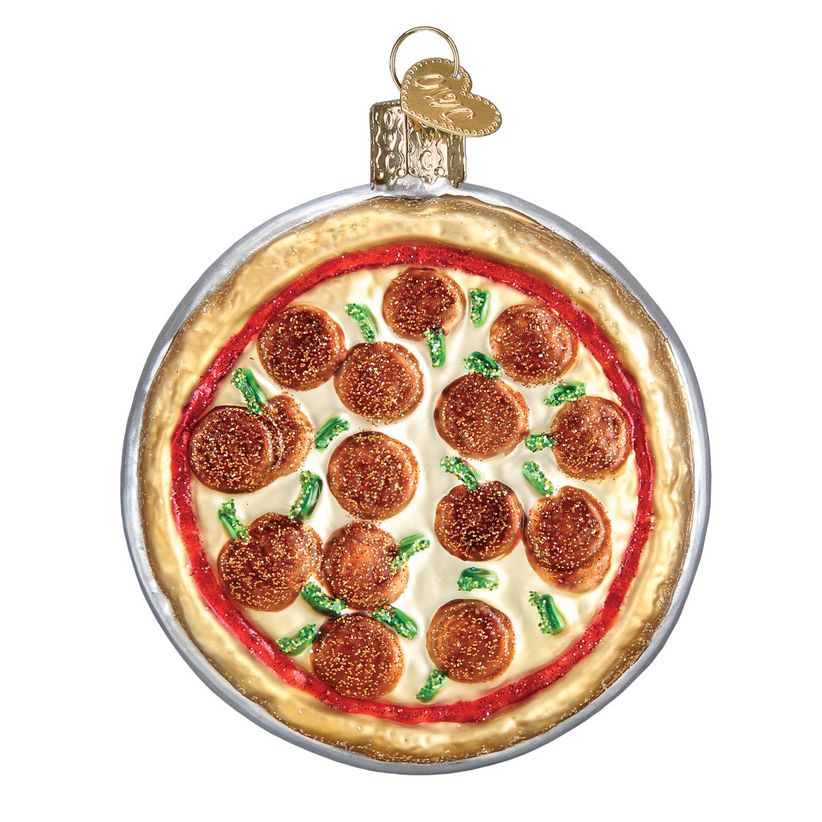 Pizza Pie Ornament - #themonogram manor #