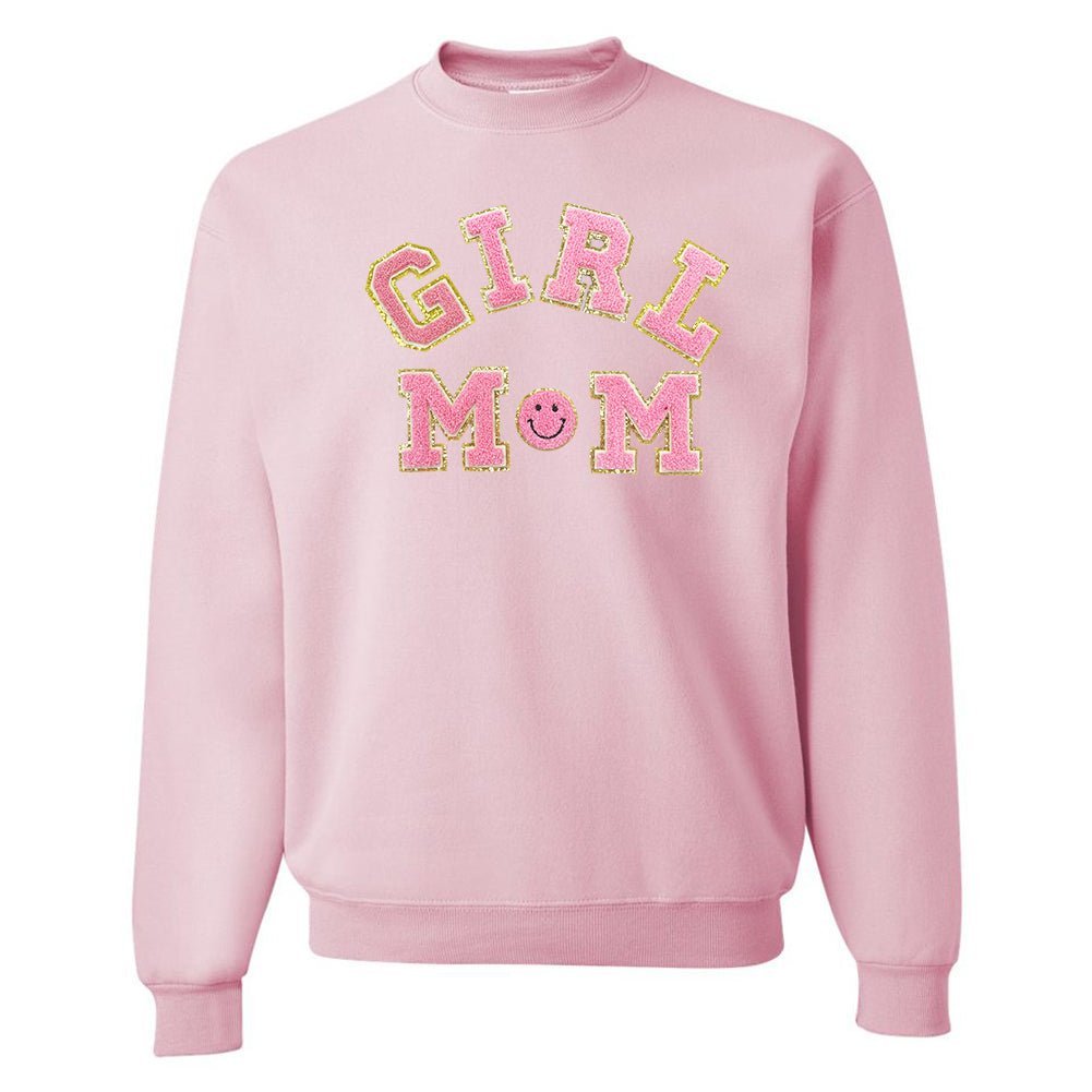 Girl Mom Letter Patch Sweatshirt - themonogram manor 