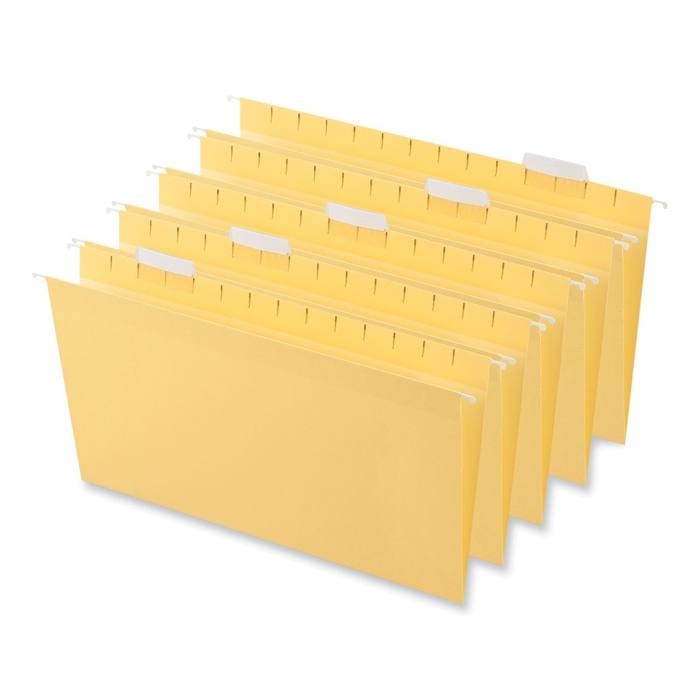 Universal Deluxe Bright Color Hanging File Folders, Legal Size, 1/5 - Cut Tabs, Yellow, 25/Box - themonogram manor 