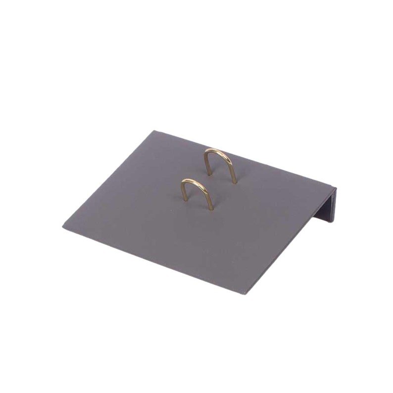 MOOG Leather Desk Set - Double Document Tray - Gray - 10 PCS - themonogram manor 