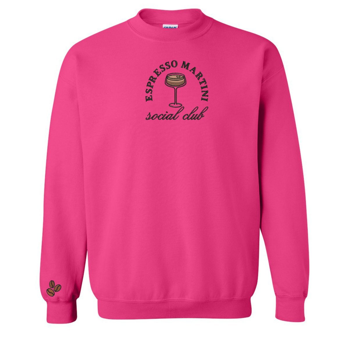 'Espresso Martini Social Club' Crewneck Sweatshirt - themonogram manor 