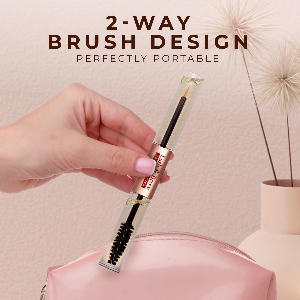 Lash and Brow Oil - 100% Pure Natual Organic Castor Oil Eyelash & Eyebrow Serum for Fuller-Looking Lashes & Brows (0.34 Fl Oz) - themonogram manor 