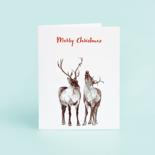 Reindeer "Merry Christmas" - themonogram manor 