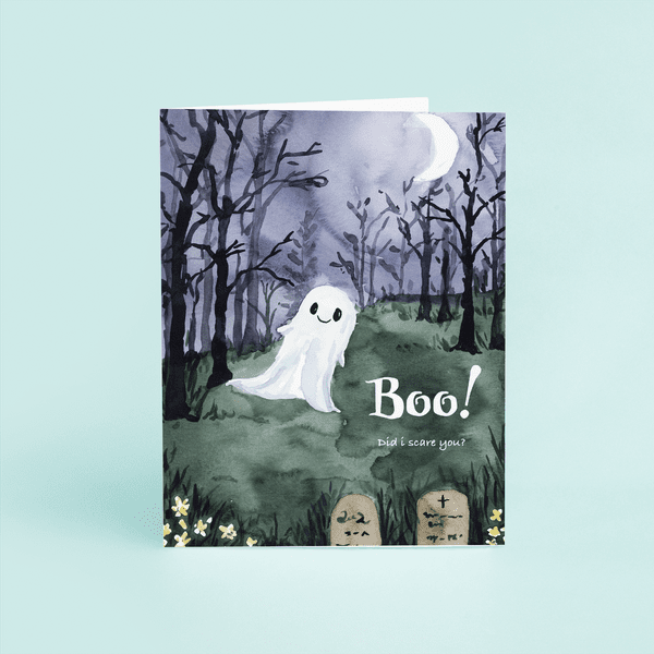 Cute Ghost "Boo! Did I Scare You?" - themonogram manor 