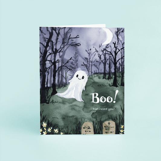 Cute Ghost "Boo! Did I Scare You?" - themonogram manor 