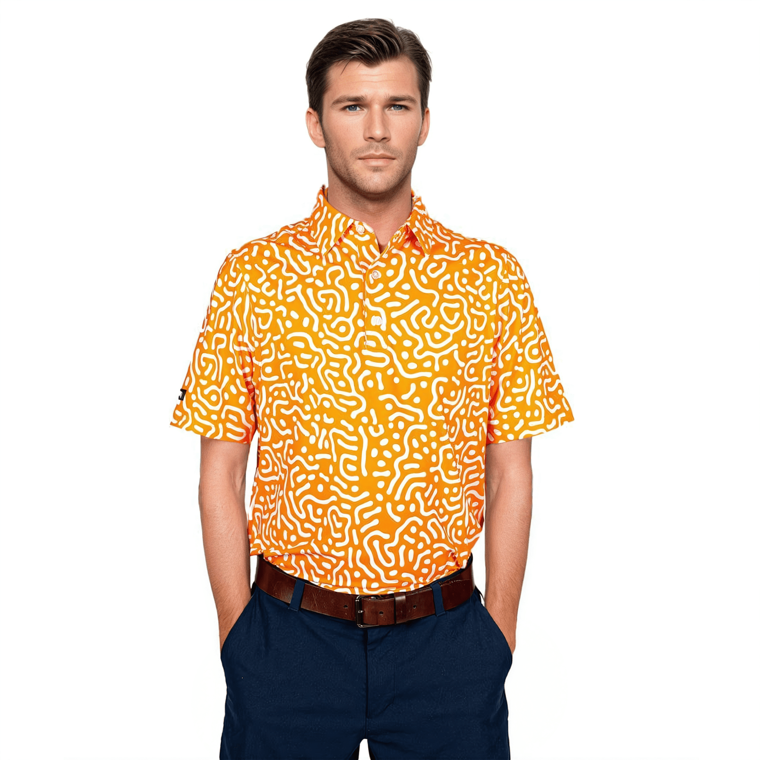 Wrong Fairway Men's Polo - themonogram manor 