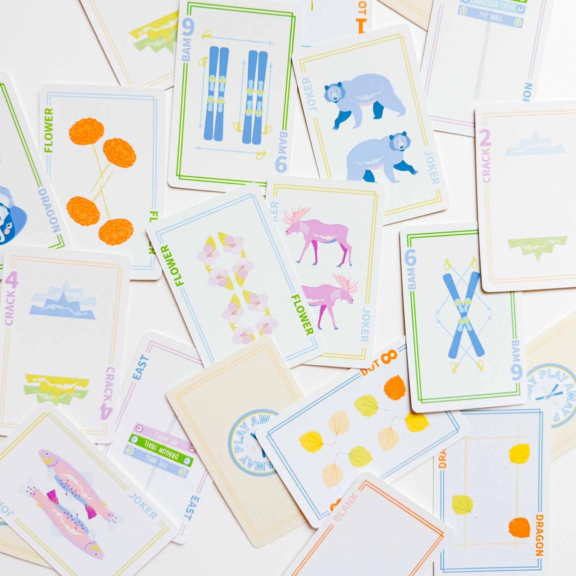 Play Away Mahjong Cards: Summit Edition - themonogram manor 