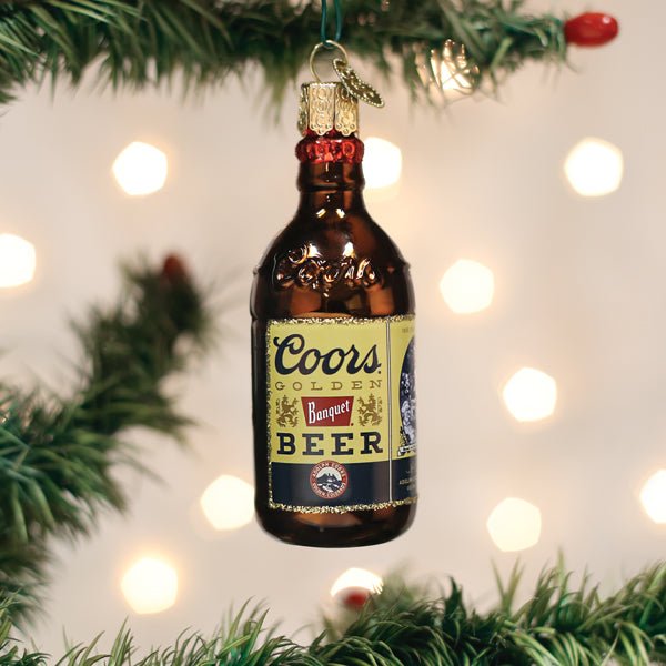 Coors Banquet Bottle Ornament - themonogram manor 