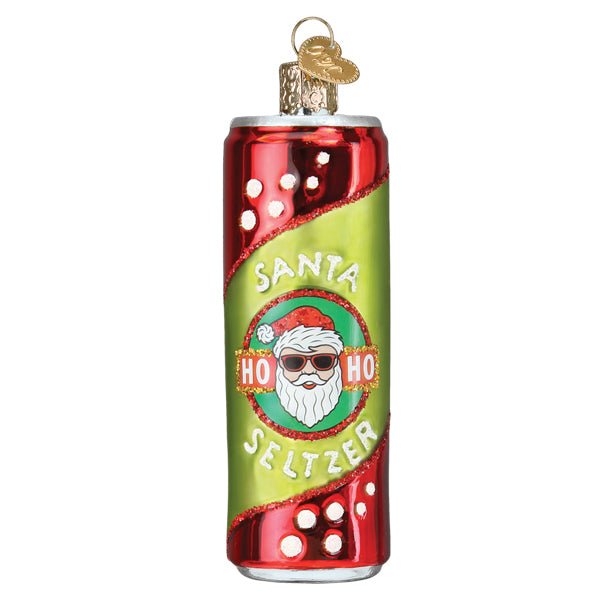 Santa Seltzer Ornament - themonogram manor 