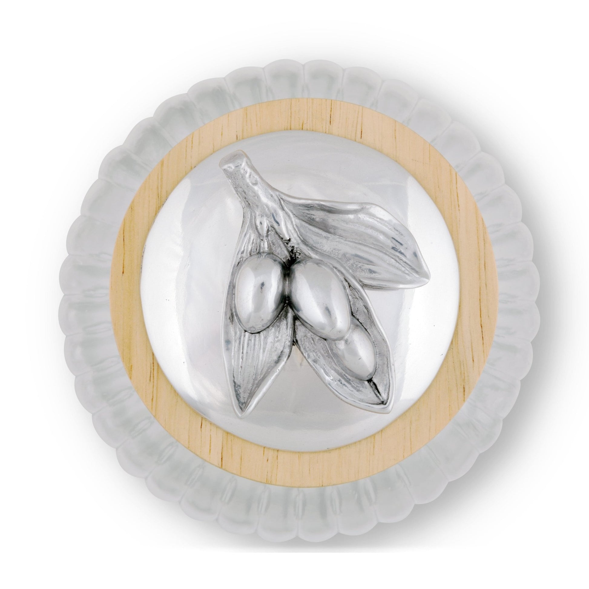 Olive Knob Glass Canisters - themonogram manor 