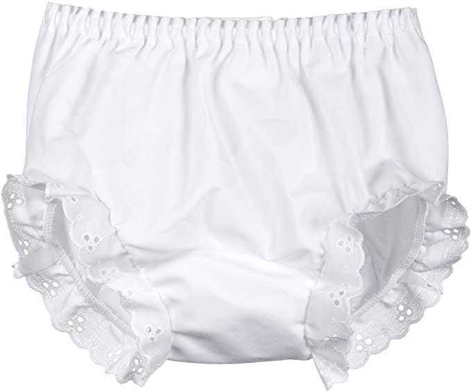 Diaper Cover Eyelet Panty, Double Seated (Pk of 4) - themonogram manor 