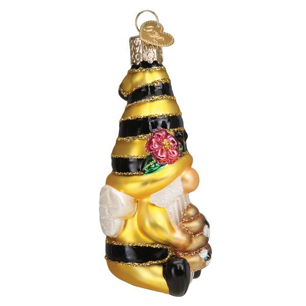 Bee Happy Gnome Ornament - themonogram manor 