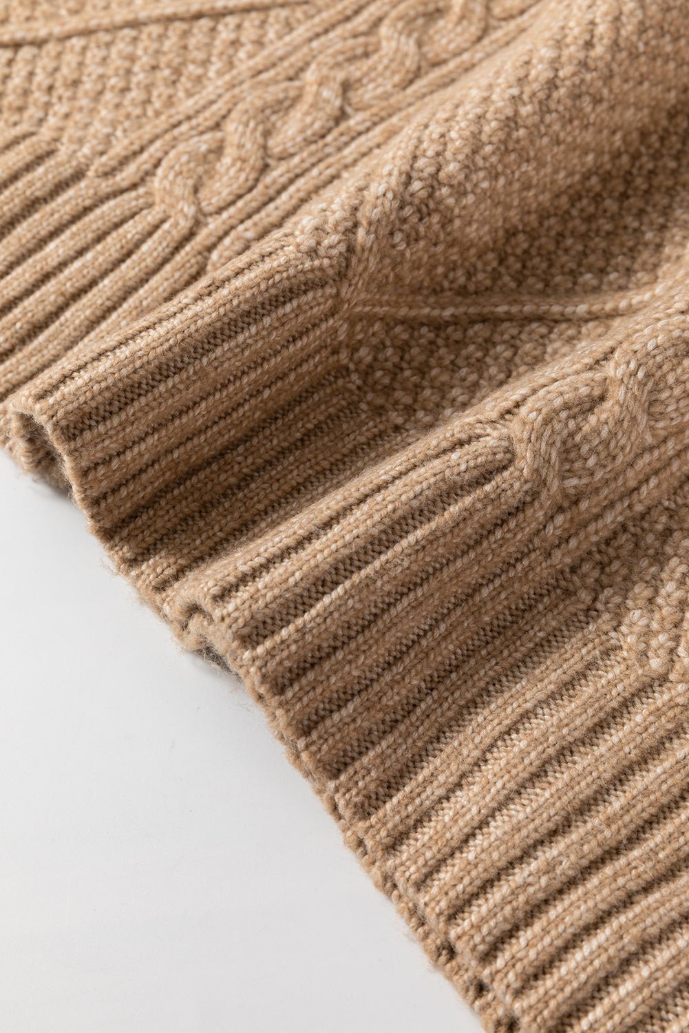 Cable Knit Sweater Dress - themonogram manor 