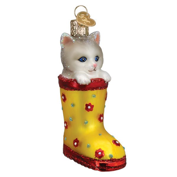 Kitten In Rain Boot Ornament - themonogram manor 