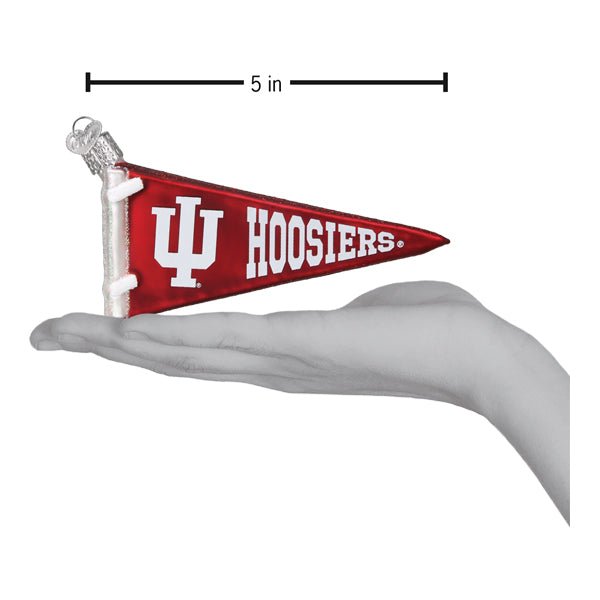 Indiana Pennant Ornament - themonogram manor 