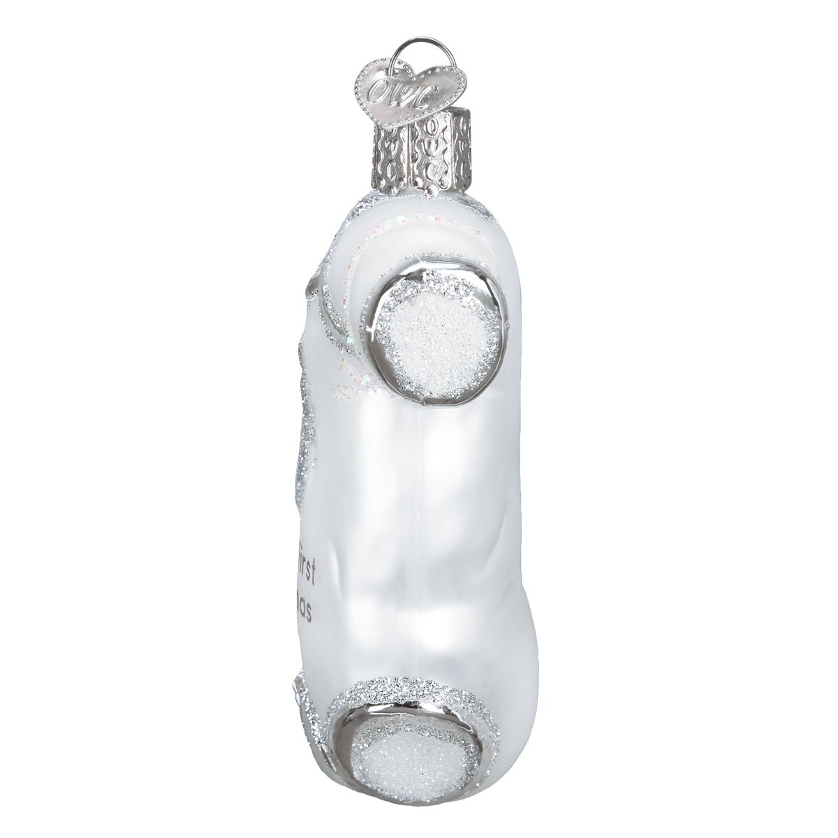 White Baby Onesie Ornament - themonogram manor 