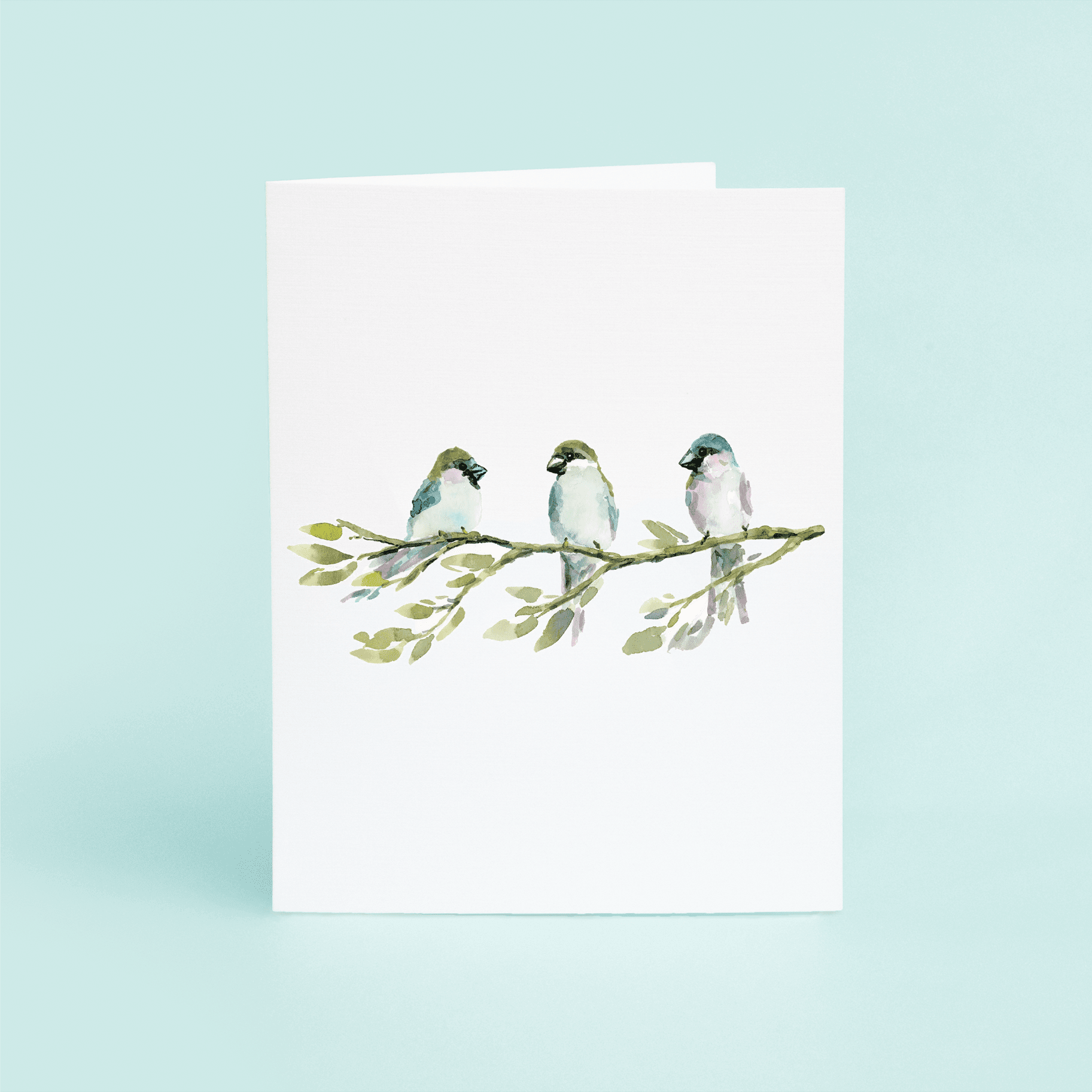 Finches On Branch - themonogram manor 