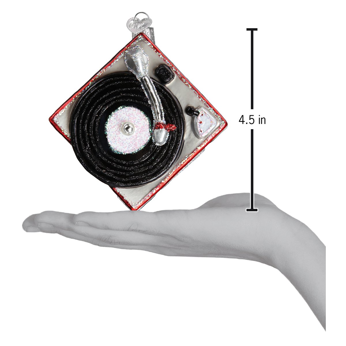 Record Player Ornament - #themonogram manor #