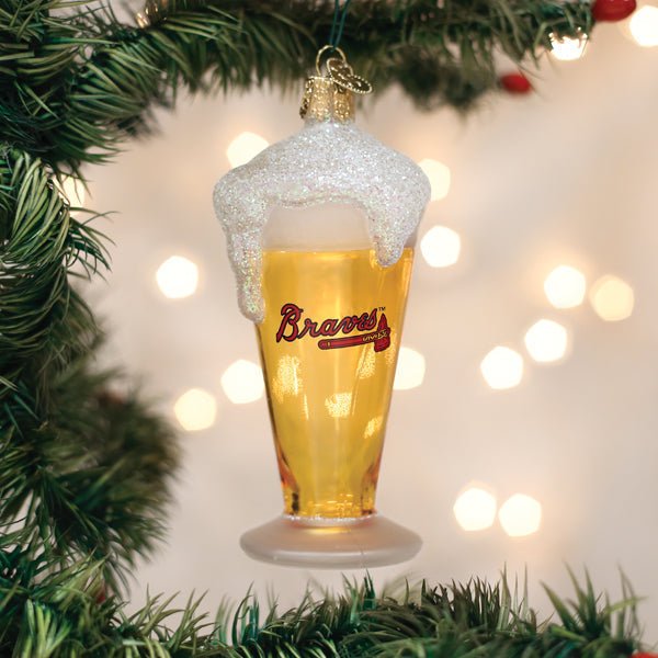 Braves Glass Of Beer Ornament - #themonogram manor #