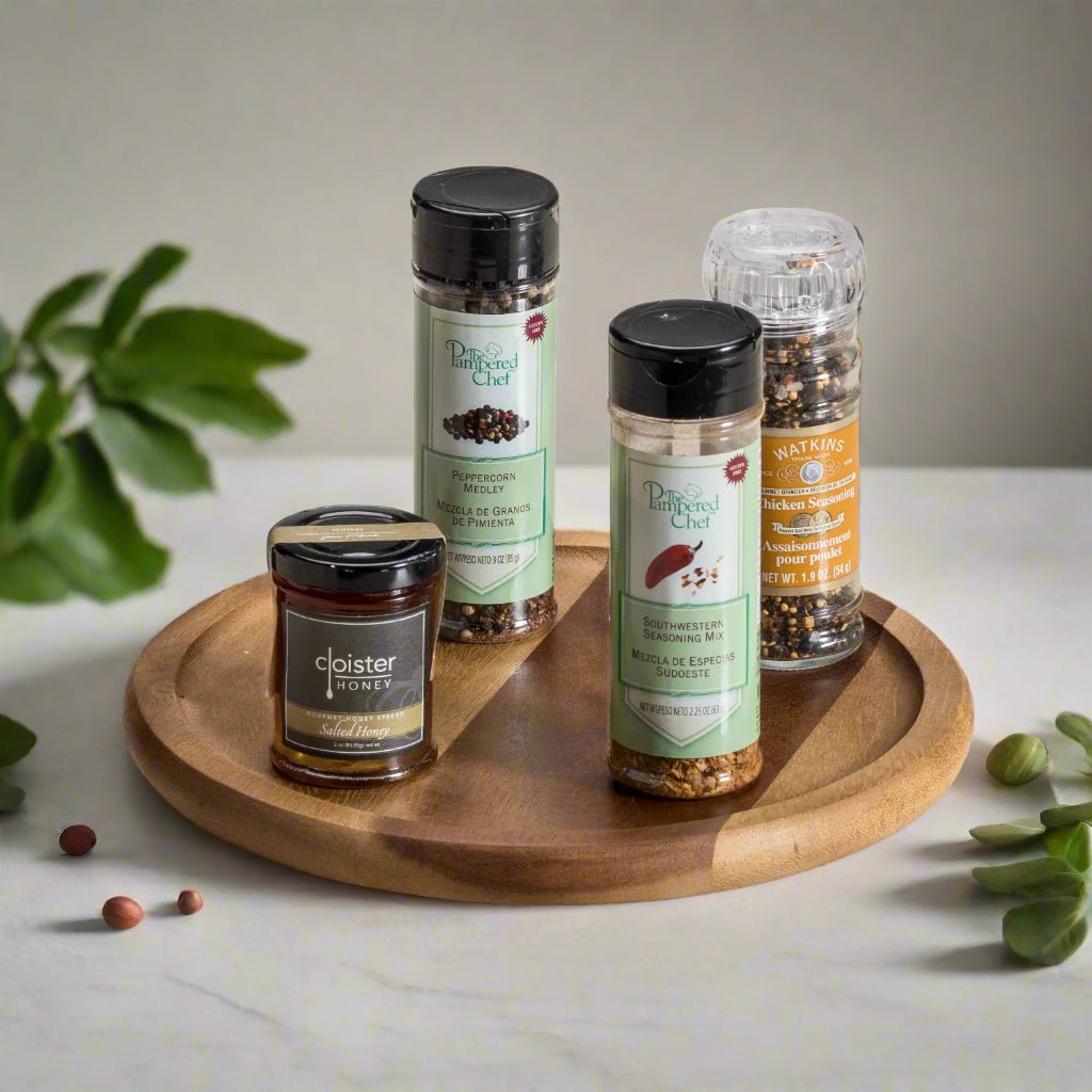 Round Lazy Susan - themonogram manor 