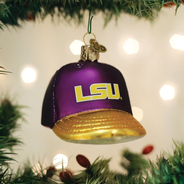 Lsu Baseball Cap Ornament - themonogram manor 