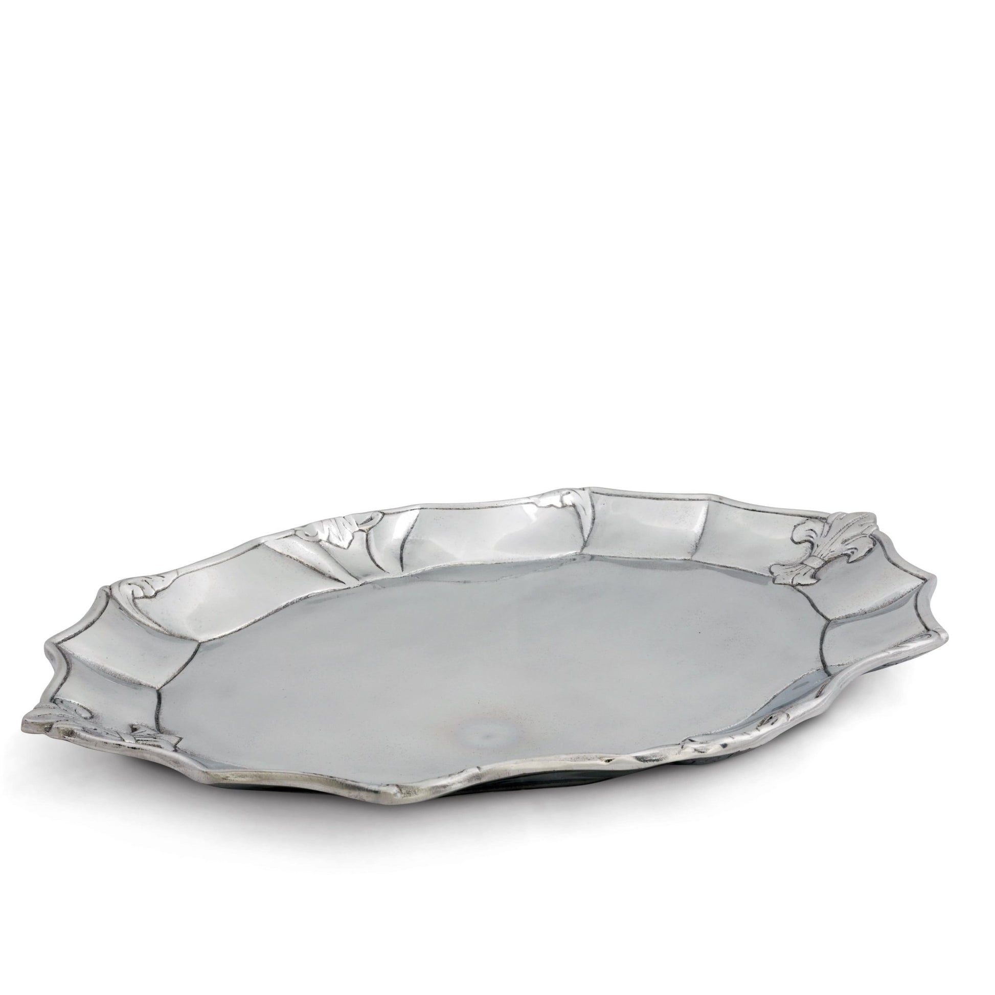 Fleur-De-Lis Oval Platter - themonogram manor 