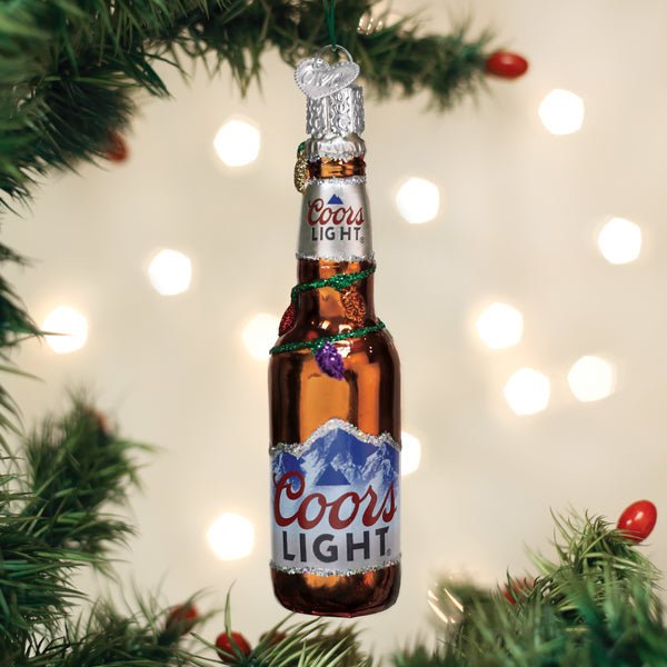 Holiday Coors Light Bottle Ornament - themonogram manor 