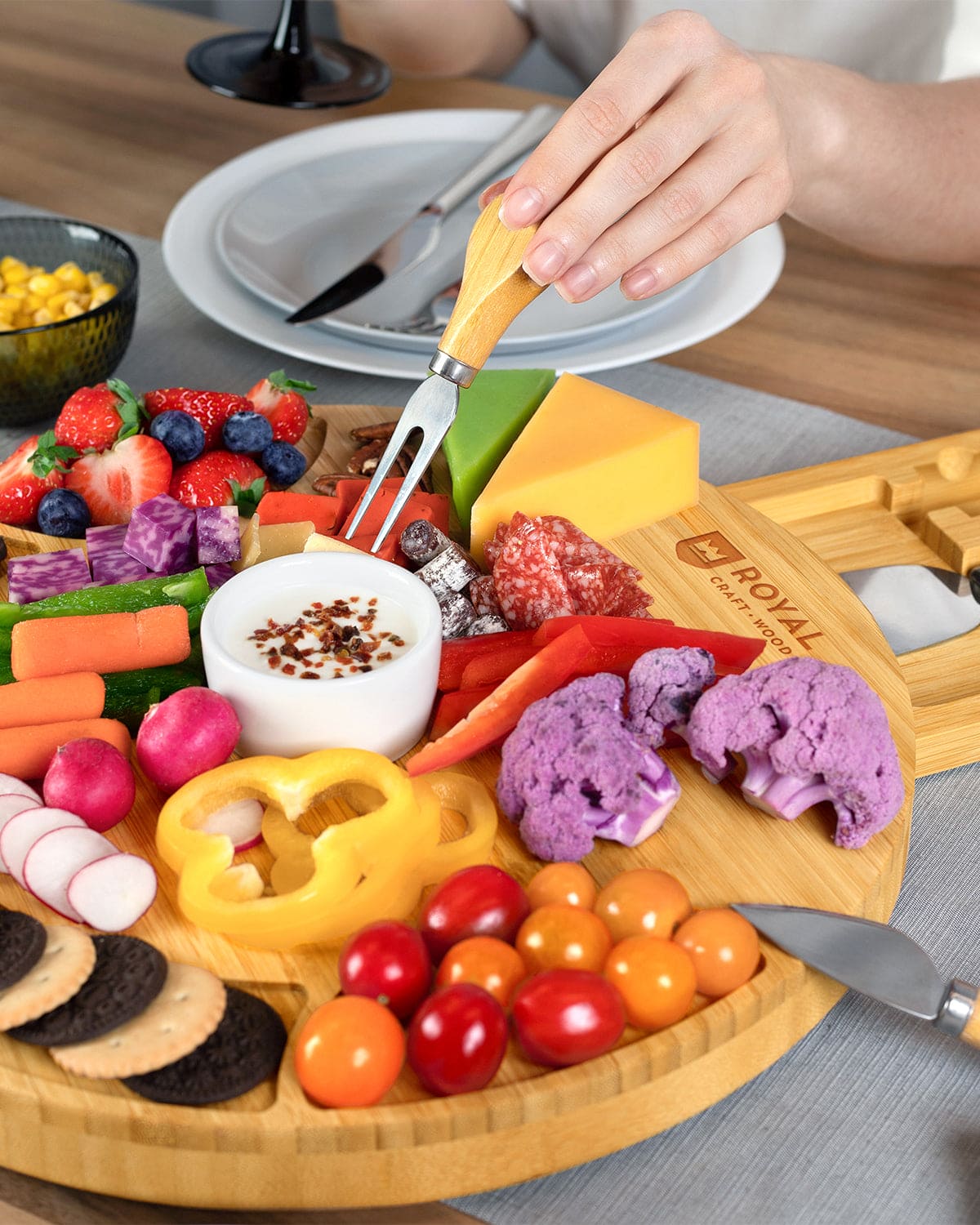 Cheese Board, Round - themonogram manor 