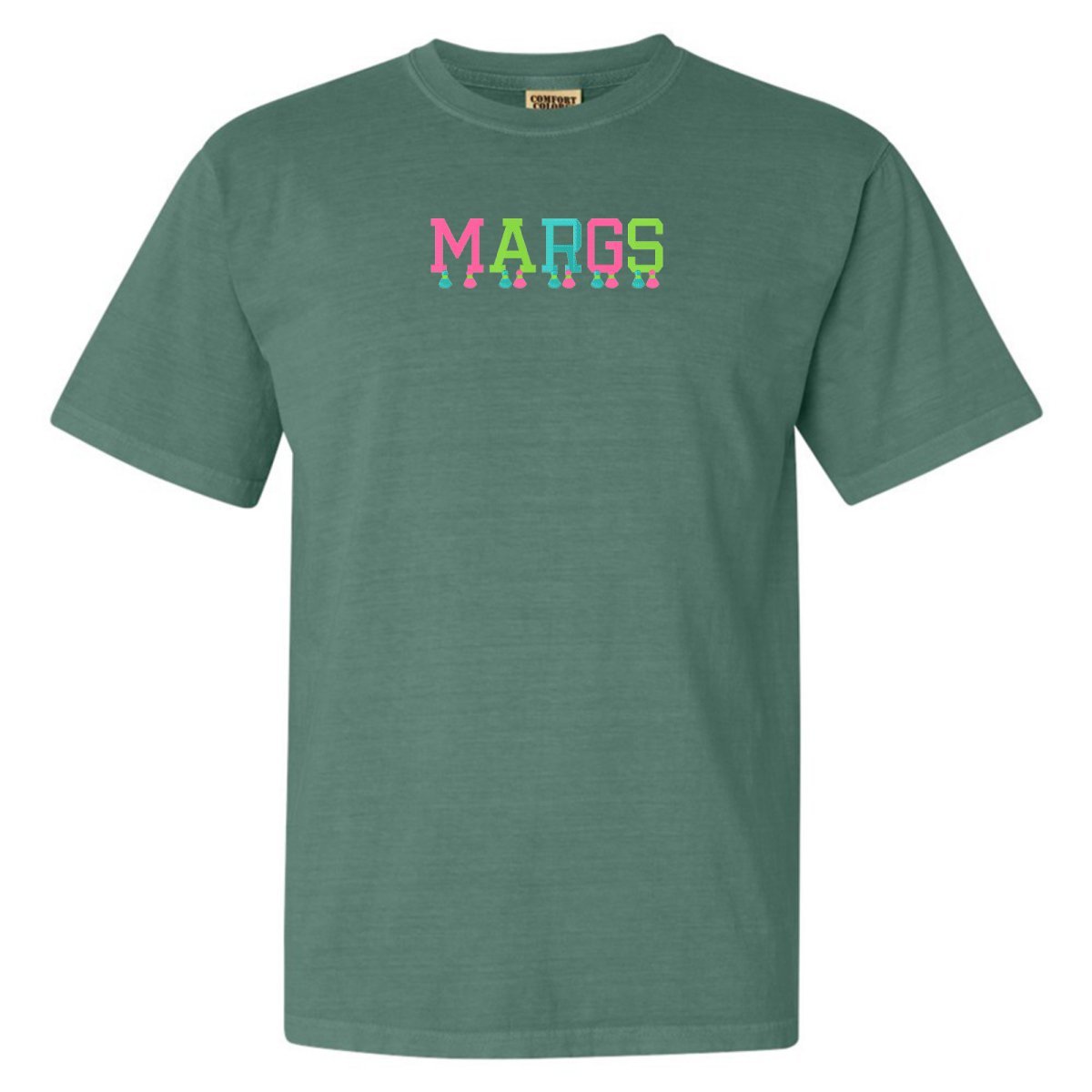 Embroidered Tasseled 'Margs' T-Shirt - themonogram manor 