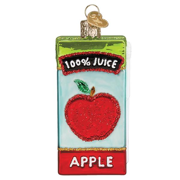 Apple Juice Box Ornament - #themonogram manor #