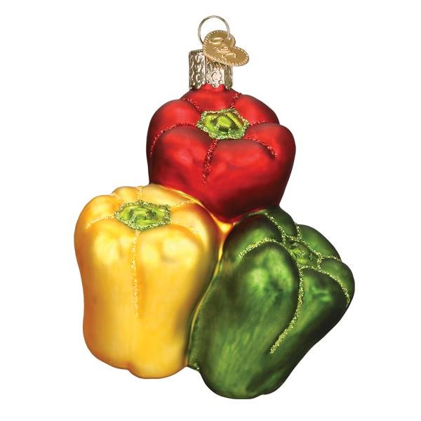 Bell Peppers Ornament - themonogram manor 