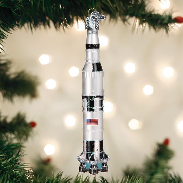 Saturn V Rocket Ornament - themonogram manor 