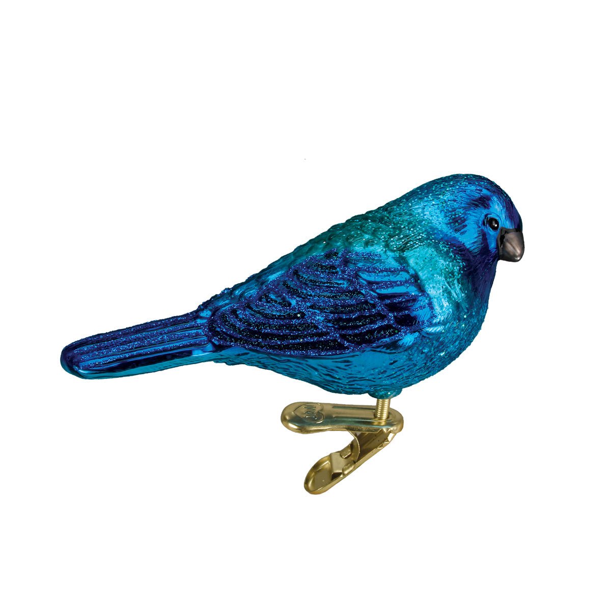 Indigo Bunting Ornament - themonogram manor 