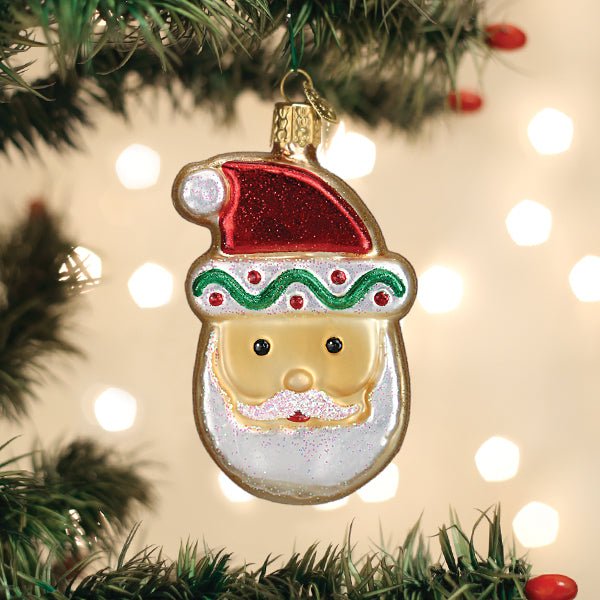Santa Sugar Cookie Ornament - themonogram manor 