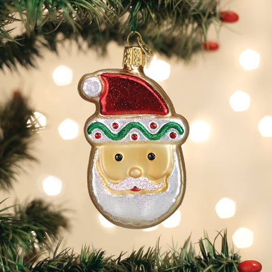 Santa Sugar Cookie Ornament - themonogram manor 
